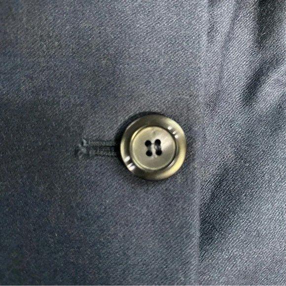 J. G. Hook Women’s Size 8 Vintage Navy Blue Wool‎ Blazer Double Breasted Career - Picture 11 of 13